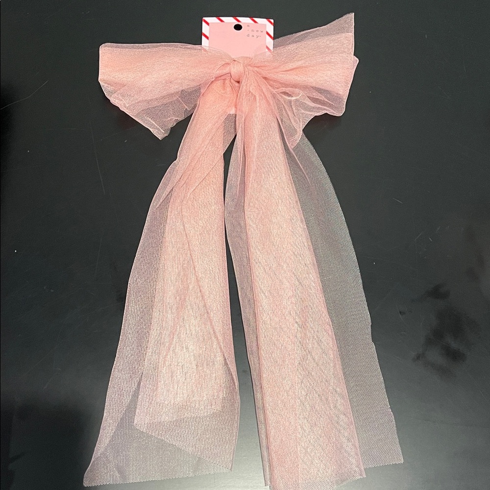 a new day Elegant Pink Hair Bow